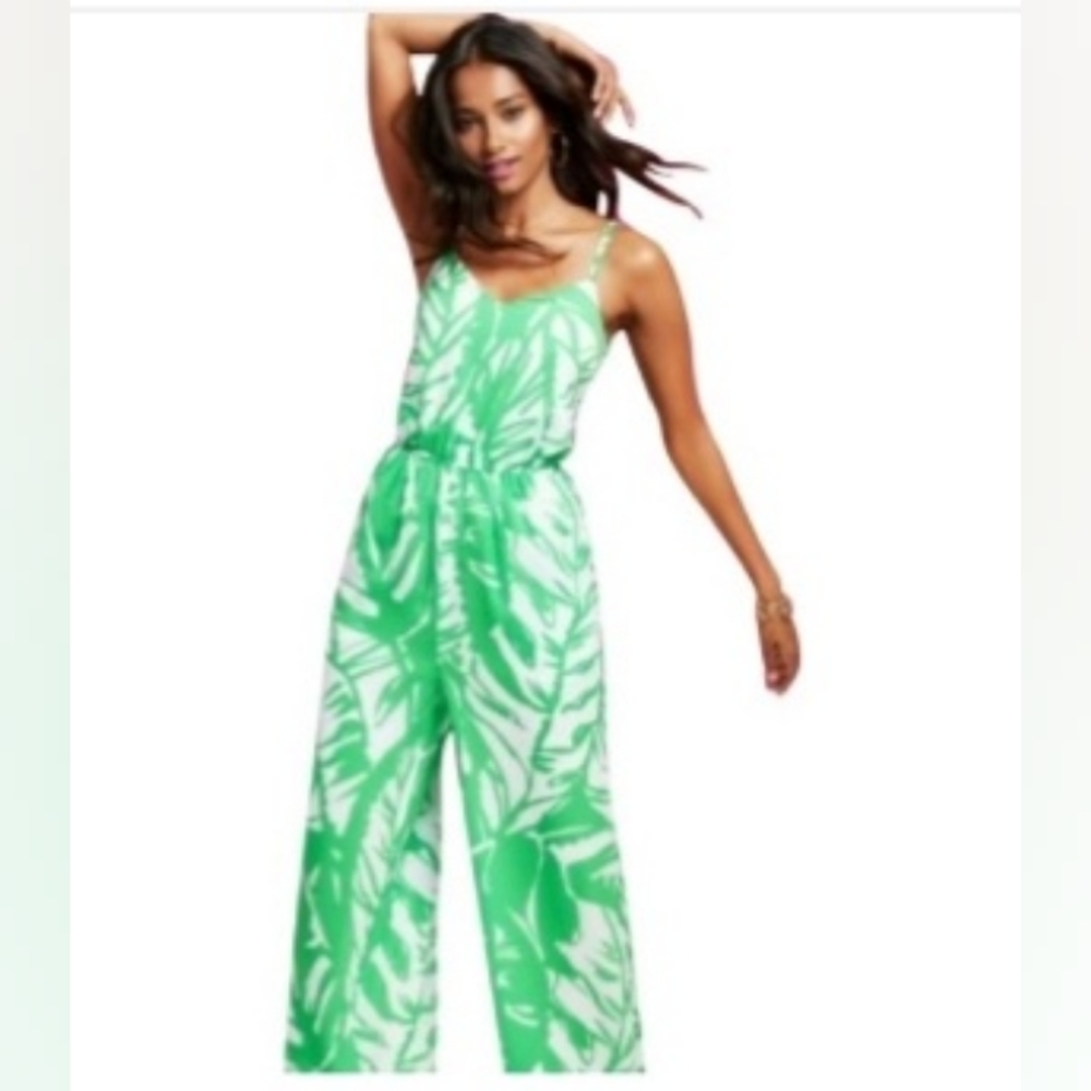 GREEN & WHITE ROMPER - Picture 4 of 6